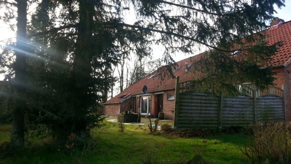 achter het huis